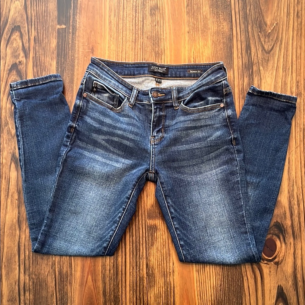 Judy Blue Skinny Jeans Blue Denim